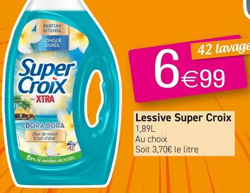 Super Croix - Lessive offre à 6,99€ sur KANDY