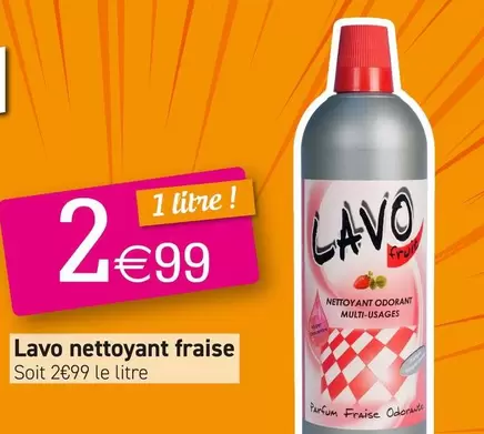 Lavo - Nettoyant Fraise offre à 2,99€ sur KANDY