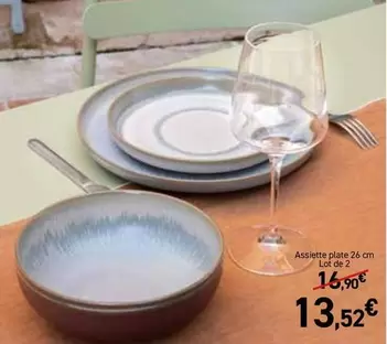 Assiette Plate  offre à 13,52€ sur Habitat