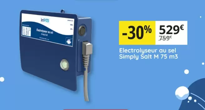 Simply - Electrolyseur Au Sel Salt M 75 M3 offre à 529€ sur Irrijardin