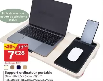 Support Ordinateur Portable offre à 7,28€ sur Gifi