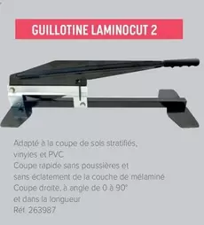 Guillotine Laminocut 2 offre sur Quéguiner