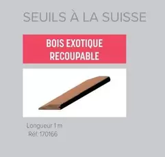 Bois Exotique Recoupable offre sur Quéguiner