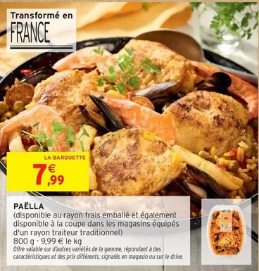 Signal - Paëlla offre à 7,99€ sur Intermarché