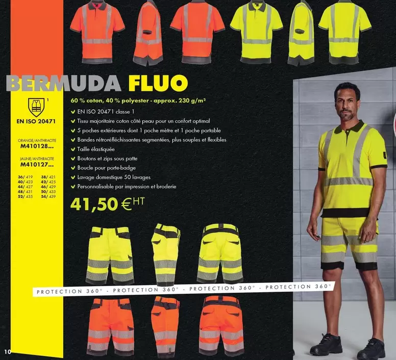 Bermuda Fluo offre à 41,5€ sur Würth