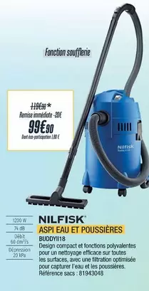 Nilfisk - Aspi Eau Et Poussières offre à 99,9€ sur Proxi Confort