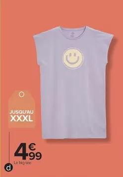 Le Big Tee offre à 4,99€ sur Carrefour Market