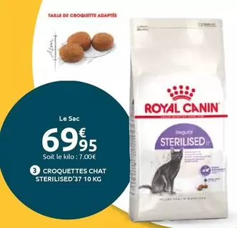 Royal Canin - Croquettes Chat Sterilised'37 offre à 69,95€ sur Mr Bricolage