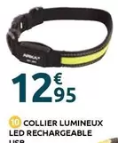 Collier Lumineux Led Rechargeable Usb offre à 12,95€ sur Mr Bricolage