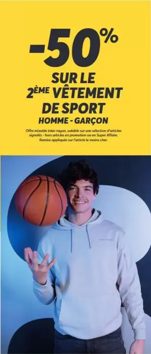 Sur Le Vétement De Sport Homme-Garçon offre sur DistriCenter