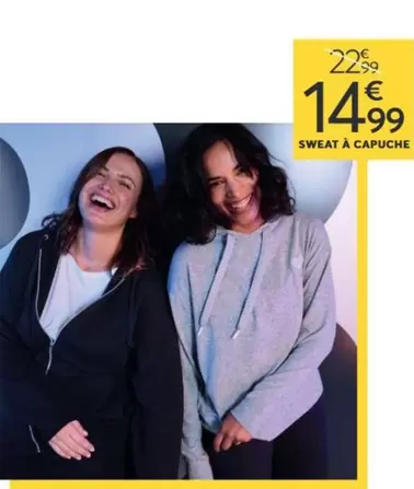 Sweat À Capuche offre à 14,99€ sur DistriCenter