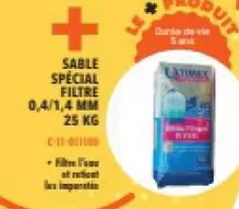 Sable Special Filtre offre sur Cash Piscines