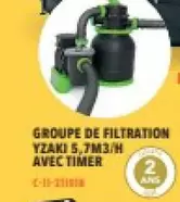 Yzaki - Groupe De Filtration Avec Timer offre sur Cash Piscines