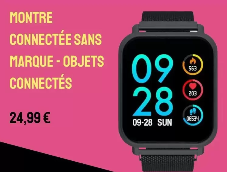 Montre Connectée Sans Marque Objets Connectés offre à 24,99€ sur Cash Converters