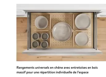 Rangements Universels En Chêne Avec Entretoisses En Bois offre sur Atlas