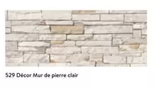 Décor Mur De Pierre Clair offre sur Atlas