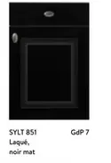 SYLT 851 Laqué, Noir Mat GdP 7 offre sur Atlas