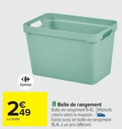 Carrefour - Boîte De Rangement offre à 2,49€ sur Carrefour City