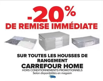 Carrefour - Sur Toutes Les Housses De Rangement offre sur Carrefour Market