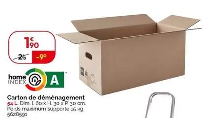 Carton De Déménagement offre à 1,9€ sur Weldom