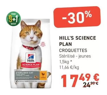 Hill'S - Science Plan offre à 17,49€ sur Tom&Co