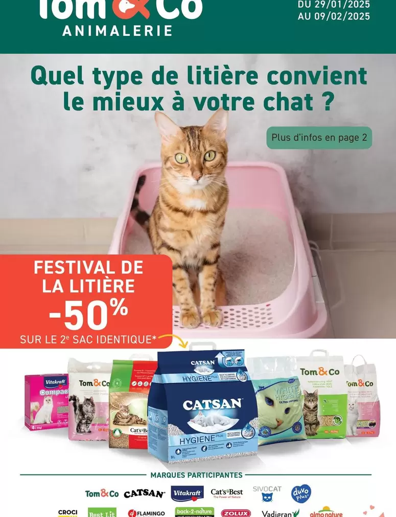 Vitakraft - Festival De La Litière offre sur Tom&Co