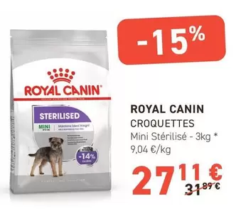 Royal Canin - Croquettes offre à 27,11€ sur Tom&Co