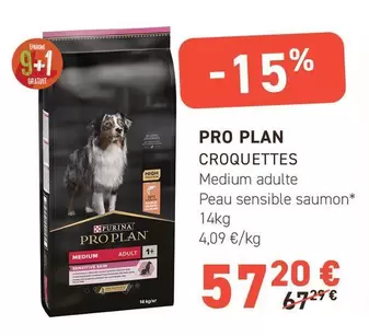 Purina -   Pro Plan Croquettes offre à 57,2€ sur Tom&Co