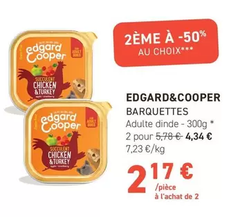 Edgar & Cooper - Barquettes offre à 2,17€ sur Tom&Co