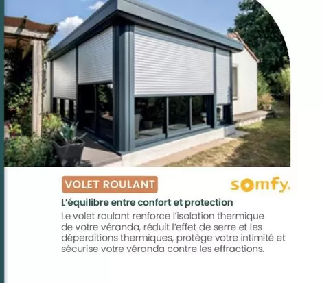 Somfy - Volet Roulant  offre sur Akena Vérandas