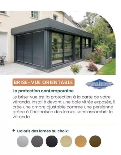 Brise-Vue Orientable offre sur Akena Vérandas