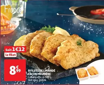 8 Filets De Limande Façon Meunière offre à 8,99€ sur Auchan Hypermarché