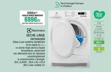 Electrolux - Sèche-linge EW7H5829SB offre à 699,99€ sur Extra