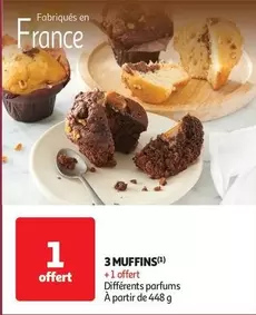 3 Muffins offre sur Auchan Supermarché