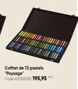 Coffret De 72 Pastels "Paysage" offre à 195,95€ sur Dalbe