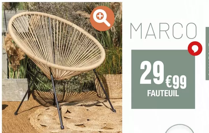 Fauteuil offre à 29,99€ sur La Foir'Fouille