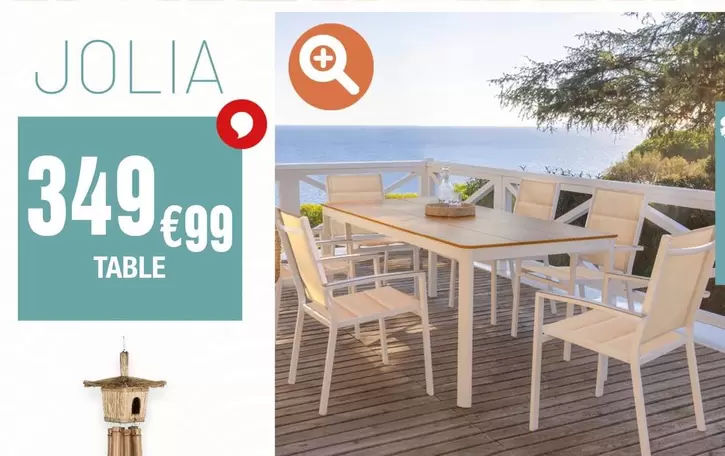 Table offre à 349,99€ sur La Foir'Fouille