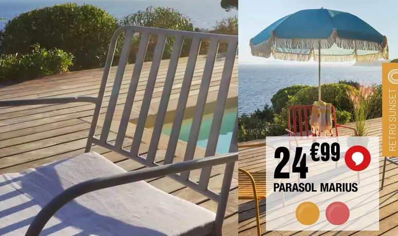 Parasol Marius offre à 24,99€ sur La Foir'Fouille