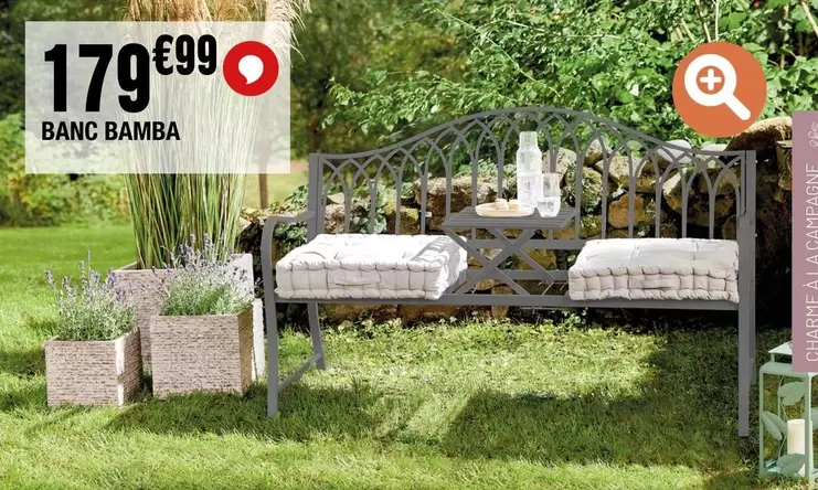 La Campagne - Banc Bamba offre à 179,99€ sur La Foir'Fouille