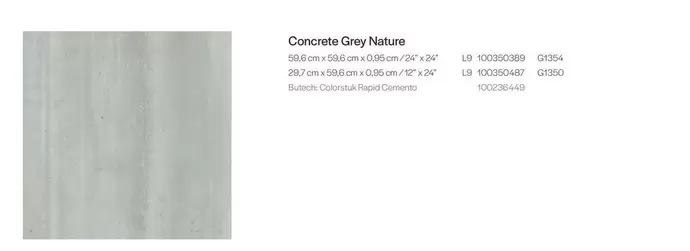 Concette Grey Nature offre sur Porcelanosa