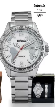 Ushuaia - Coffret Montre Homme Étanche + Bracelet offre à 59€ sur Auchan Hypermarché