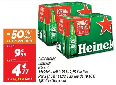 Heineken - Bière Blonde offre à 9,55€ sur Netto