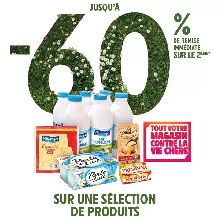 Paturages/ Richemonts/ Yoplait/ Président - Sur Une Sélection De Produits offre sur Intermarché Express