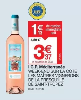 I.g.p. Méditerranée offre à 3,37€ sur Promocash