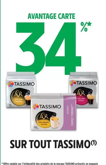 Tassimo - Sur Tout offre sur Intermarché Contact