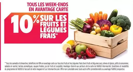 Sur Les Fruits Et Légumes Frais offre sur Intermarché Contact