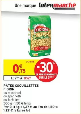 Fiorini - Pâtes Coquillettes offre à 0,75€ sur Intermarché Contact