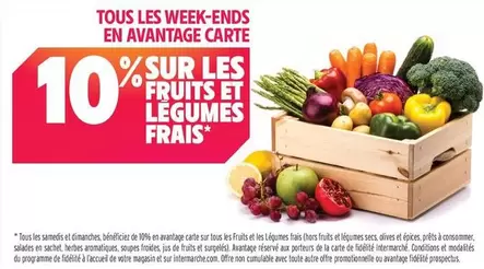 Sur Les Fruits Et Légumes Frais offre sur Intermarché Contact