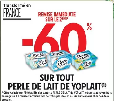 Yoplait - Sur Tout Perle De Lait offre sur Intermarché Contact