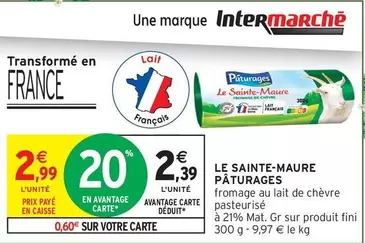 Paturages - Le Sainte-Maure offre à 2,99€ sur Intermarché Contact